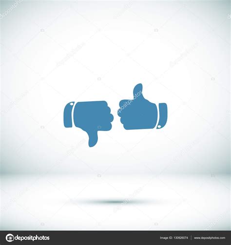 Thumb Up And Down Icons Stock Vector By Simva