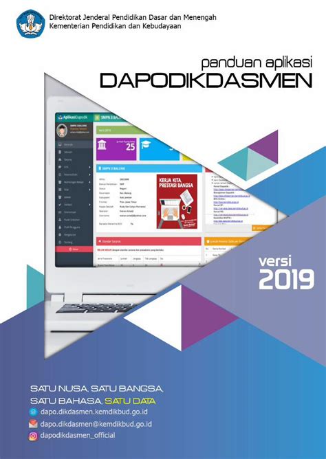 PDF Panduan Aplikasi Dapodikdasmen Versi 2019dapo Dikdasmen Kemdikbud