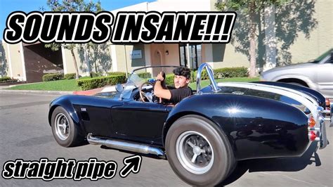 Making My AC Cobra 10x LOUDER Straight Pipe Sounds INSANE YouTube