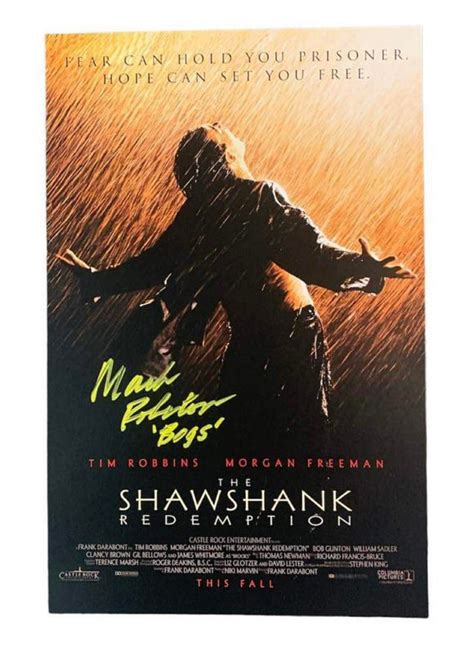 Mark Rolston the Shawshank Redemption Autographed Poster – Icon Autographs