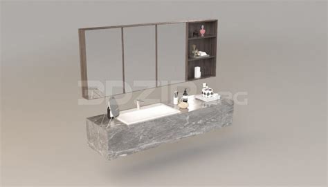 5774 Free 3d Wash Basin Model Download 2 3dzip Org 3d Model Free