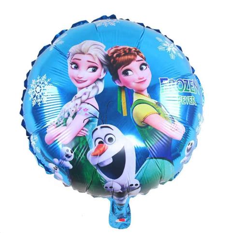 5X Cartoon Foil Balloon Frozen Anna Elsa B Birthday Party Decoration