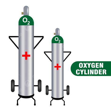 اسطوانة الأكسجين مع موقف اسطوانة الأوكسجين س 2 طبي Png صورة للتحميل