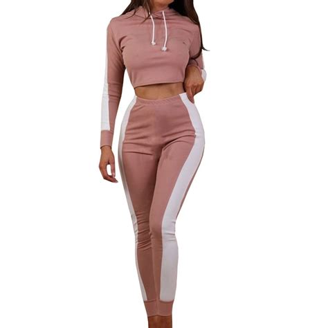 2020 Satin Two Piece Set Tracksuit For Women Elegant Top And Pants Set Womens Casual Sweat Suits