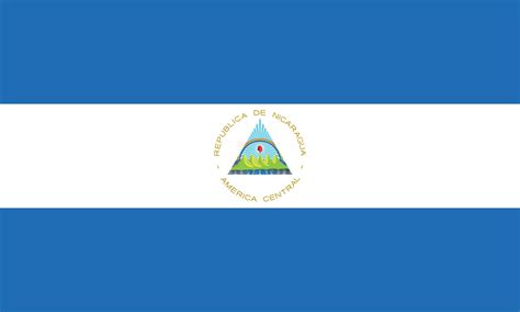 ilustración vectorial de la bandera de nicaragua 2450317 Vector en Vecteezy