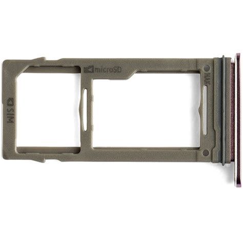 samsung galaxy   sim card tray module purple cellspare