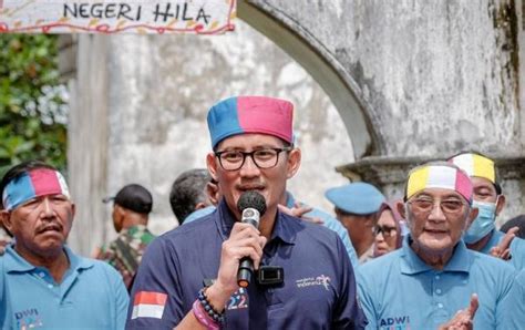 Kunjungi Maluku Sandiaga Uno Apresiasi Desa Wisata Hila Masuk 50 Besar