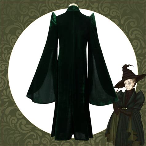 Professor Minerva McGonagall Harry Potter Deluxe Cosplay Costume ...