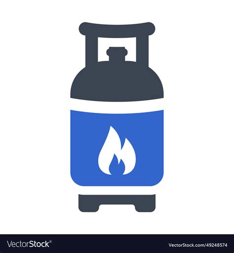 Gas Cylinder Icon Royalty Free Vector Image Vectorstock