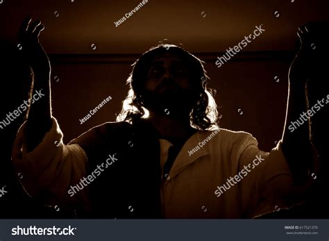 Jesus Christ Holding Prayer God Father Stock Photo 617521370 | Shutterstock