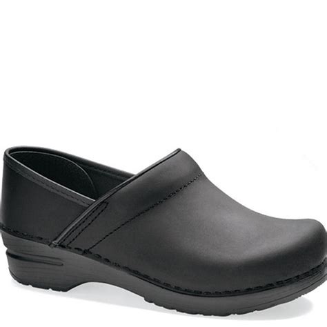 Dansko Men's BLACK OILED Professional Clogs - Family Footwear Center