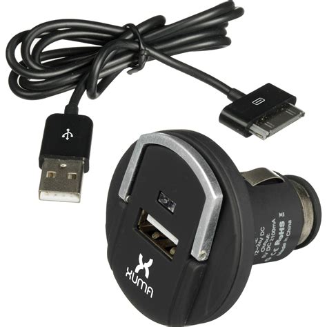 Xuma Usb Car Charger With Ipad Ipod Iphone Charge And Ip Dc10