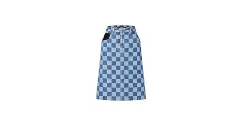 Damier Denim Skirt Skirts And Shorts 1afgp2 Louis Vuitton