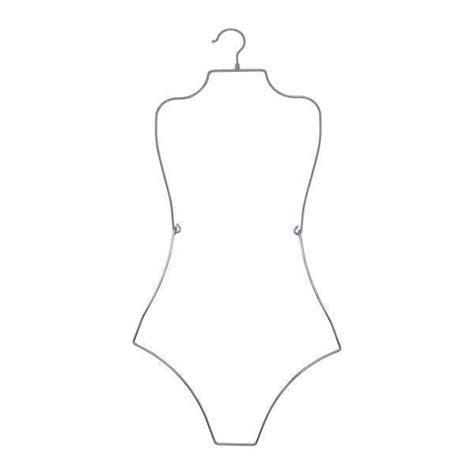 Cuticate Xswimsuit Hanger Display Hanger Lingerie Hanger For Boutique Beachwear Adults Silver
