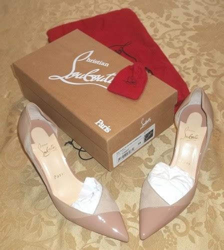 CHRISTIAN LOUBOUTIN NUDE Tac Clac Size US 8 EUR 38 HEELS RED BOTTOM Shoes EBay