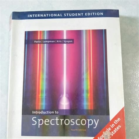 Introduction To Spectroscopy Fourth Edition Hobbies Toys Books