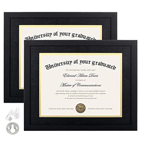 Upsimples 11x14 Diploma Frame Certificate Degree Document Frame With