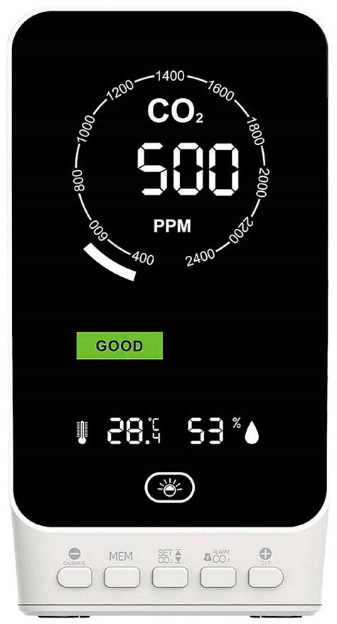 Miernik CO2 Wskaźnik CO2 TFA Dostmann CO2 Monitor AIRCO2NTROL UP