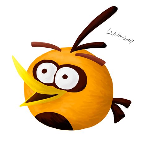 Angry orange bird by RiverKpocc on DeviantArt