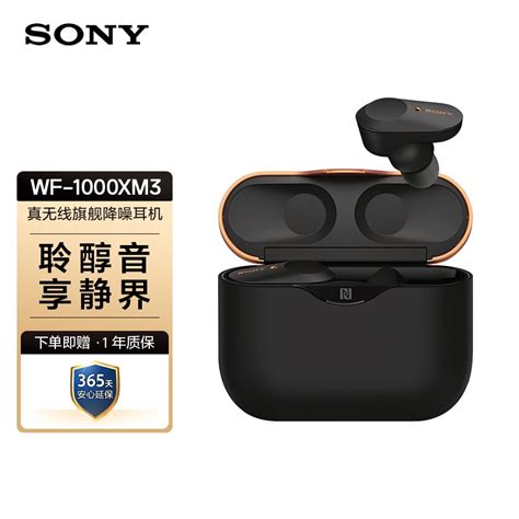 索尼（sony） Wf 1000xm3 真无线主动降噪蓝牙耳机 入耳式运动降噪豆 适用于苹果安卓 黑色 京东商城【降价监控 价格走势 历史