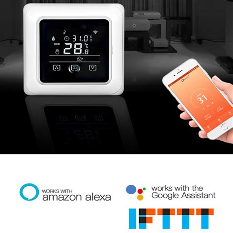 Programmable Digital Smart Room Temperature Controller Wifi Floor