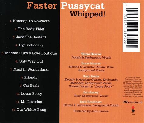 Faster Pussycat Whipped Faster Pussycat Cd Album Muziek