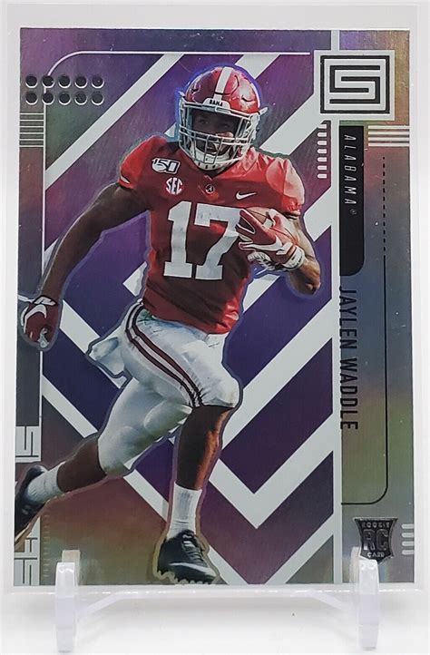 Jaylen Waddle Panini Chronicles Status Draft Picks Rookie Card