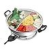 Yongxin Electric Hot Pot Jh B Cm With Divider Stainless Steel W Dual Sided