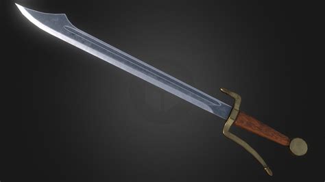 Two Handed Falchion Sword