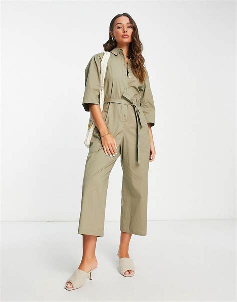 Jumpsuits En Playsuits Van Mango Outfit Van De Dag Brede Kraag