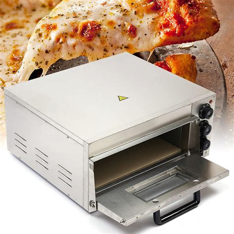 Amazon De Elektrischer Pizzaofen Edelstahl Pizza Maker Pizza Backofen