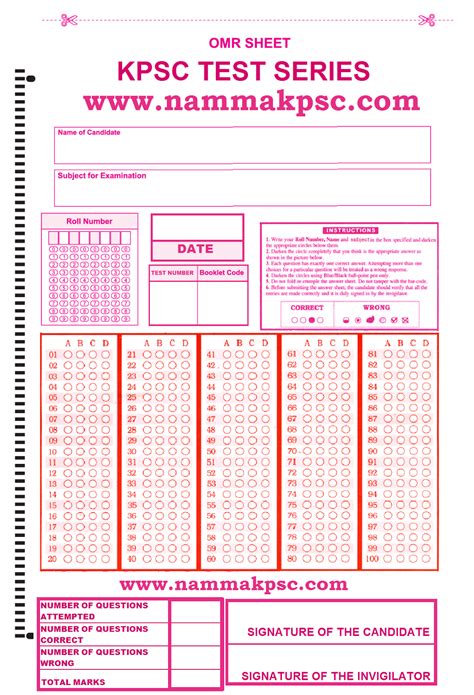 Omr Sheet For 100 Questions Omr Sheet Sample Omr Sheet Pdf Download Images Porn Sex Picture