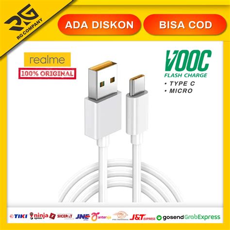 Jual Kabel Data Realme Super Vooc Fast Charging Ori Original Type C