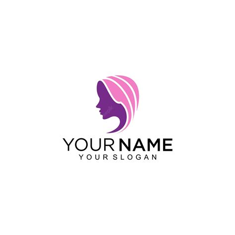 Premium Vector Beauty Womans Face Logo Template