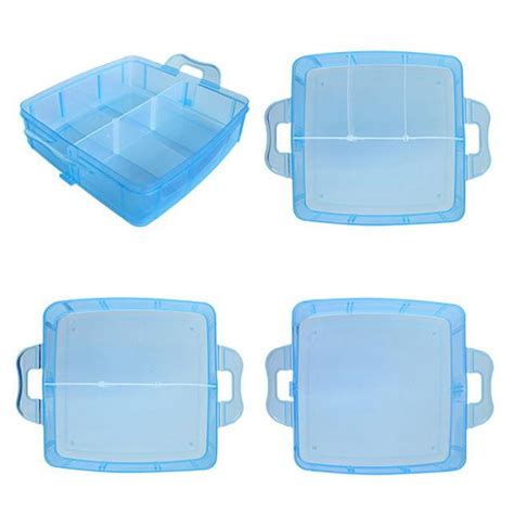 Clearance Sunggoko Tackle Box Sticker Organizer Clear Plastic Craft