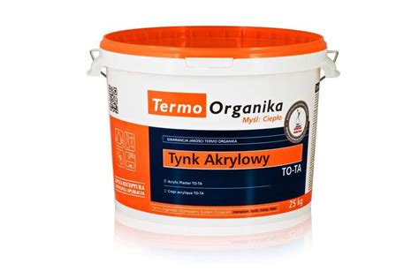 Tynk Akrylowy 1 5 Mm Baranek TO TA 25 Kg Termo Organika Lubar