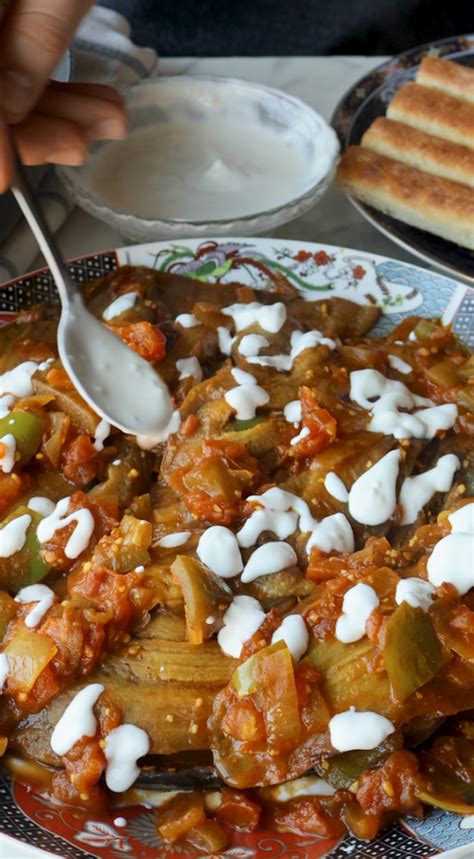 Borani Banjan Afghan Eggplant Halfghan Kitchen