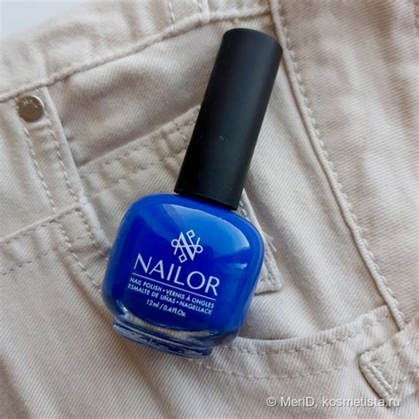 Мой самый беспроблемный - лак для ногтей Nailor Nail Polish Хокусай ...