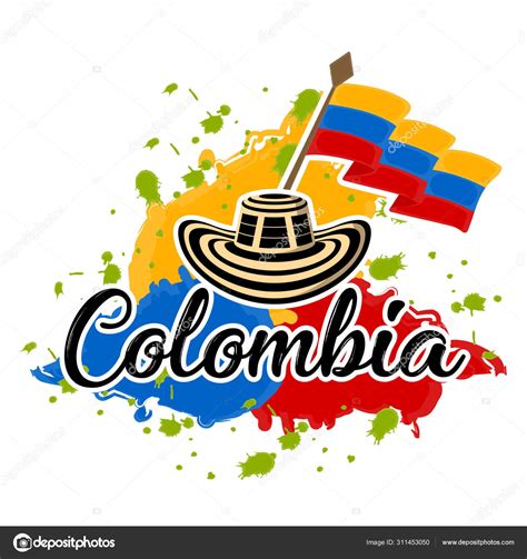 Imagen representativa de Colombia Ilustración de stock de JoKalar01