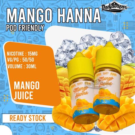 Mango Hanna Pods Friendly Ml Radjavapor