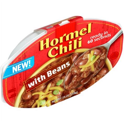 Hormel Chili With Beans Microwavable Tray 75 Oz King Soopers