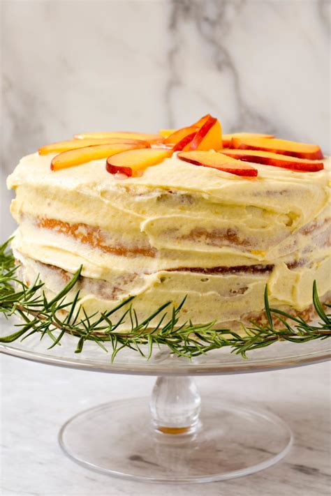 Naked Peach Cake West Of The Loop