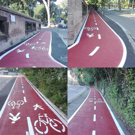 Roma Concluso Il Restyling Della Pista Ciclabile Di Via Di Terme Di