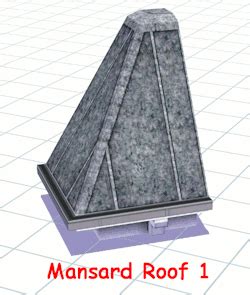 Mansard Roof Set