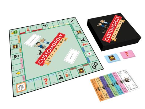 Custom Opoly Personalised Board Game Etsy