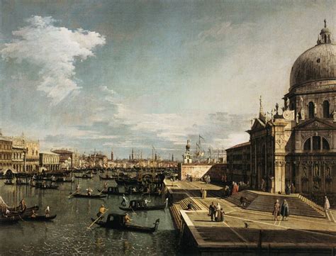 Entrance to the Grand Canal and the Church of La Salute, c.1735 - Canaletto - WikiArt.org