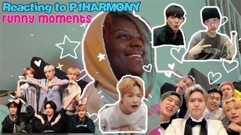 Reacting to P1HARMONY funny moments♡ - YouTube