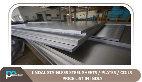 Jindal Stainless Steel Sheets Plates Coils Price List In India