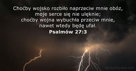 Psalm W Wers Biblii Dailyverses Net