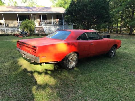 Mopar 1970 70 Plymouth Roadrunner 440 air grabber rare Hemi orange no ...